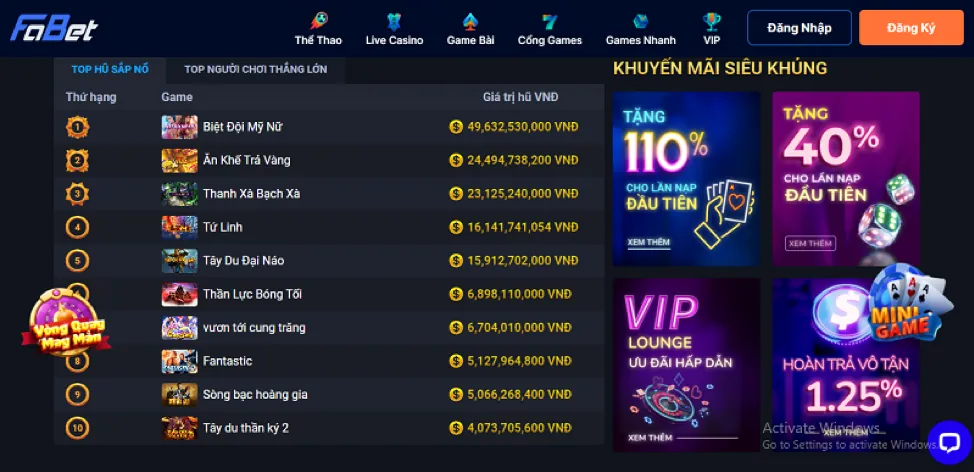 Khuyến mãi đăng ký vipvin khuyến mãi